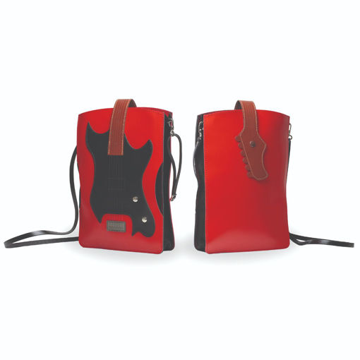 Picture of ELECTRIC GUITAR LEATHER SHOULDER BAG